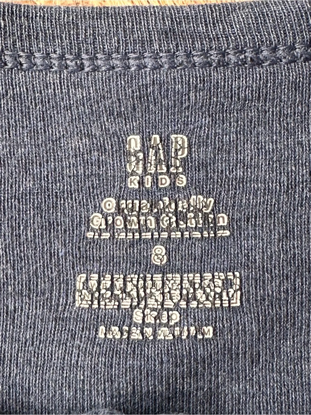 Gap Kids Organic Cotton Henley PJ Set size 8